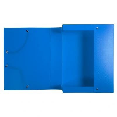 Afbeelding van Exacompta 59882E archiefbox Exabox van PP met etiket 700µ, rug 60 mm ondoorzichtig, DIN A4, blauw