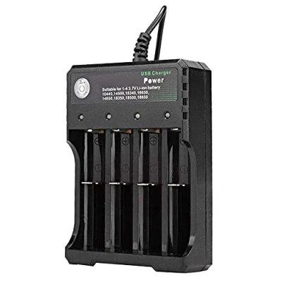 Afbeelding van 18650 accu Intelligent USB oplader, universele batterij, Smart Home voor
