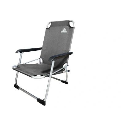 Afbeelding van Human Comfort Campguru Lage Stoel Grijs Campingstoel