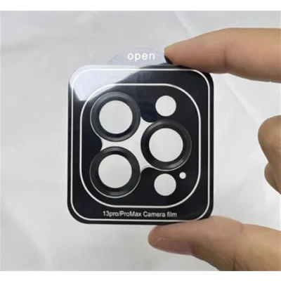 Afbeelding van Cmeilau HD gehard metalen glas camerabeschermer voor iPhone 16 Pro/16 Pro Max/15 Pro/14 Max/14 Pro, volledig automatische hechting individuele lensbeschermers, onbreekbaar krasbestendig