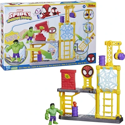 Afbeelding van Marvel Spidey en Hulk speelset Geel