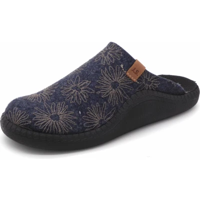 Afbeelding van Josef Seibel Dames Pantoffel Muil Monaco 04 54704 508 Blauw Maat 39