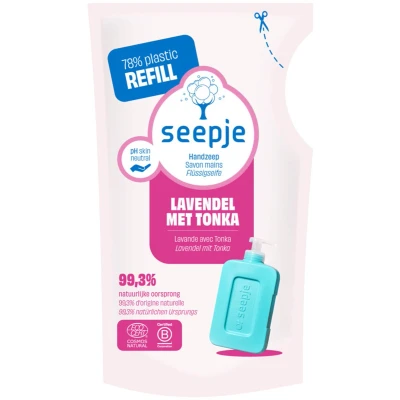 Afbeelding van Seepje Handzeep Lavendel met Tonka Navulling 300 ml