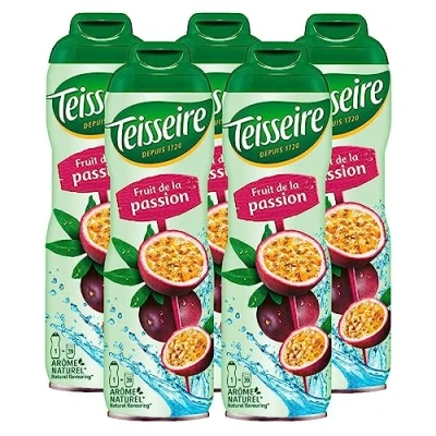 Afbeelding van Teisseire Dranksiroop Passion Fruit/passievrucht 600 ml siroop die net zo smaakt als de vrucht (verpakking van 5)
