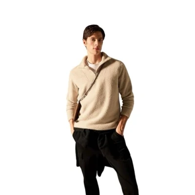 Afbeelding van DeFacto Herentrui en sweatshirt keuze uit truien sweatshirts voor heren, Lt.beige, XL