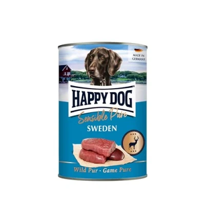 Afbeelding van 6x400g Sensible Pure Sweden (Wild Puur) Happy Dog Hondenvoer