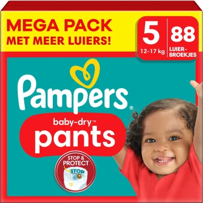 Afbeelding van Pampers Baby Dry Pants Maat 5 Mega Pack 88 stuks 12/17KG