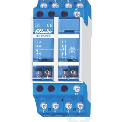 Afbeelding van Eltako XS12 220 230V Stroomstootschakelaar DIN rail 2x NO, NC 230 V 15 A 1 stuk(s)