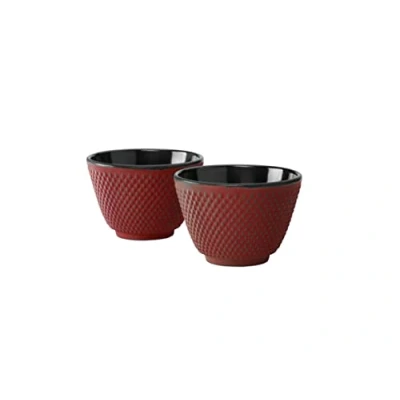 Afbeelding van Theekop Bredemeijer Xilin Rood 100 ml (set van 2)