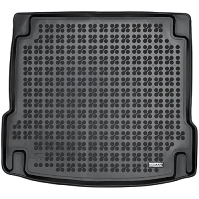 Afbeelding van M MOTOS Beige rubberen kofferbakmatten voor Jaguar F Pace vanaf 2016 Maak uw reis comfortabeler met de antislipmat all weather bootmat, bescherming tegen vuil