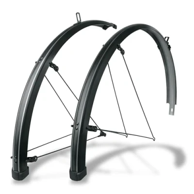 Afbeelding van Sks Bleumels Stripes 45mm spatbord set, zwart