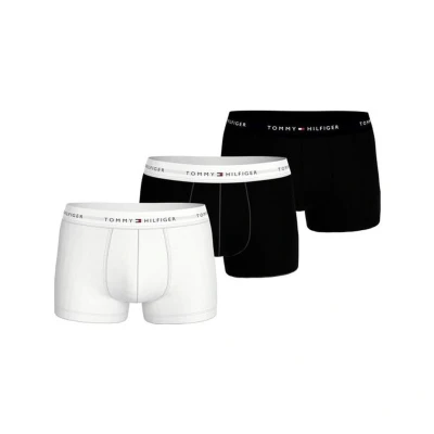 Afbeelding van Tommy Hilfiger Signature Trunk 3 PACK Onderbroeken, Heren, Maat: XL, White/black