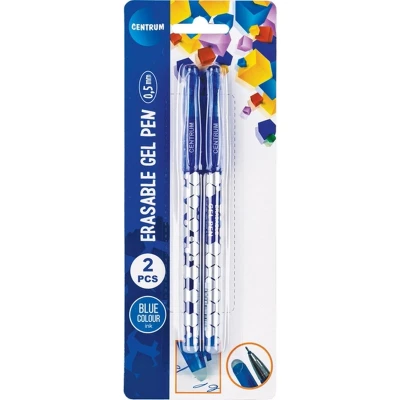 Afbeelding van Centrum Uitwisbare Gelpennen 2 Pack 0,5 MM Blauw