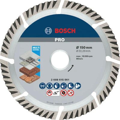 Afbeelding van Bosch Accessories 2608615062 Standard for Universal Speed Diamanten doorslijpschijf Diameter 150 mm Boordiameter 22.23 10 stuk(s)