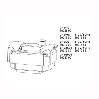 Afbeelding van Jbl Cristalprofi E1502 Pompenkop Greenline Filters 1 stuk