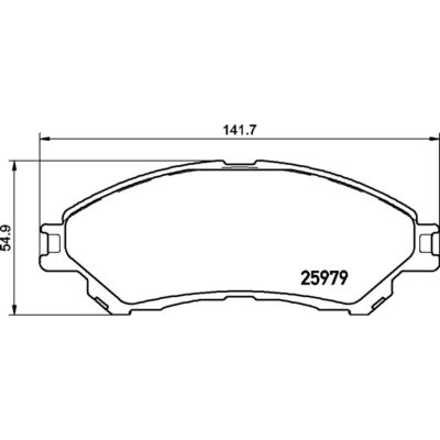 Afbeelding van Brembo Remblokset P 79 032