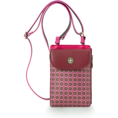 Afbeelding van Telefoontas Pip Studio Clover Phone Bag Red