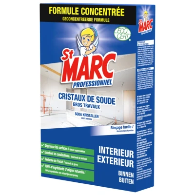 Afbeelding van Wasmiddel met sodakristallen ECOCERT geconc. formule 1 kg St Marc