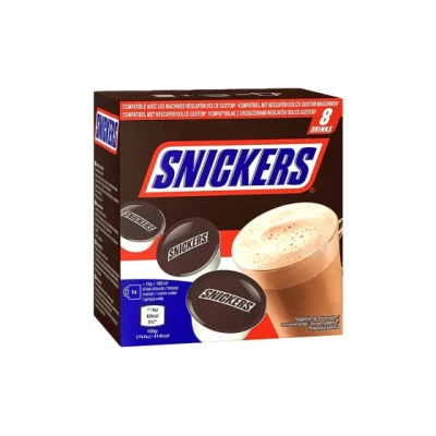 Afbeelding van Snickers Warme Chocoladedrank (Dolce Gusto Compatible) 1 x 8 Capsules