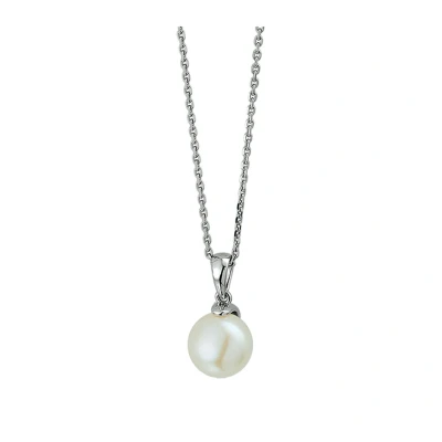 Afbeelding van Zilveren Ketting Parel 41+4 (45) cm lang