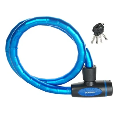 Afbeelding van Masterlock 8228 PanzR kabelslot 18 mm x 1.000 blauw