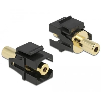 Afbeelding van Delock keystone module jack aansluiting 3,5 mm 3 pin naar aanslu