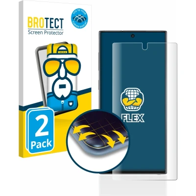 Afbeelding van BROTECT Full Cover Screen Protector voor Samsung Galaxy Note 10 (2 Stuks) Schermbeschermer, 3D Curved