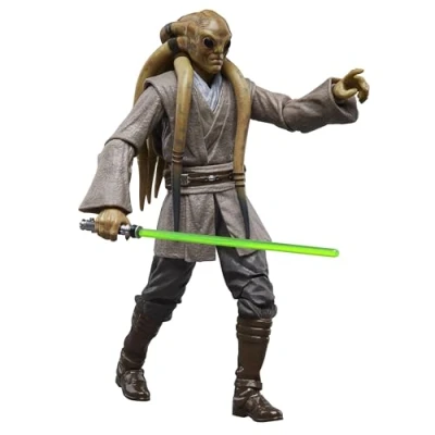 Afbeelding van Star Wars the Black Series Kit Fisto uit Wars: Revenge of Sith, verzamelobject 20 jarig jubileum, actiefiguur van 15 cm