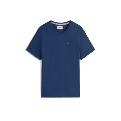 Afbeelding van Tommy Jeans TEE Tshirt basic, Heren, Maat: 48, Black iris
