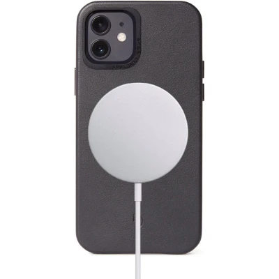 Afbeelding van Decoded leren hoesje iPhone 12 mini zwart