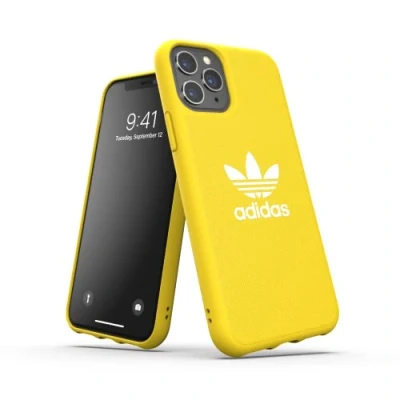 Afbeelding van adidas OR Moulded Canvas iPhone 11 Pro Backcase hoesje Geel