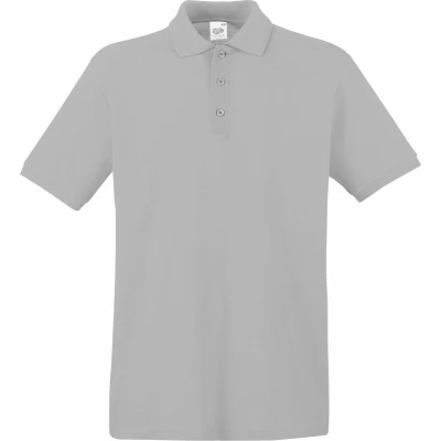 Afbeelding van Fruit Of The Loom Premium Heren Poloshirt Met Korte Mouwen (Ash Grijs)