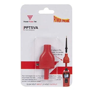 Afbeelding van Power Probe de PPT5VA 5V adapter beperkt uitgangsspanning van het op je 12 24 V batterij aangesloten testapparaat tot 5 volt
