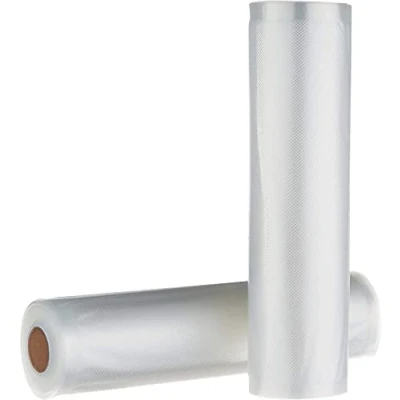 Afbeelding van Amazon Basics 22 cm x 500 cm, 2 rollen voor vacuümverpakker, kunststof, transparant