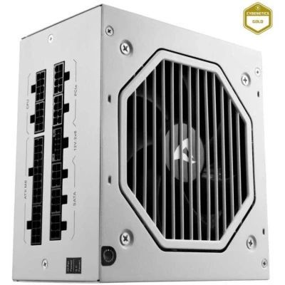 Afbeelding van Sharkoon Rebel P20 750 White voeding 1x 12VHPWR, 4x PCIe, kabelmanagement
