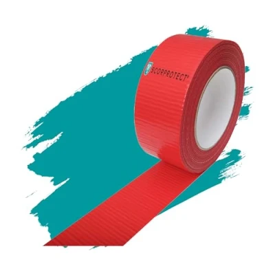 Afbeelding van Geweven tape rood gepantserde Gaffaband pantserband 48 mm x 50 m