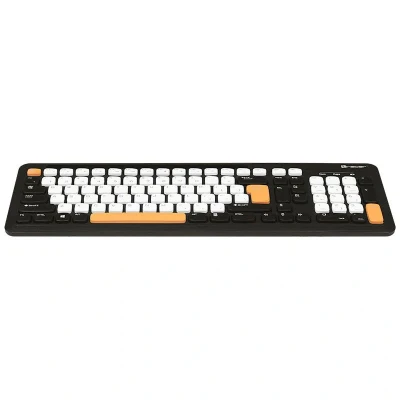 Afbeelding van Tracer Greg RF Draadloos Toetsenbord Tablet/Telefoon Uitsparing QWERTY Slank Design Zwart