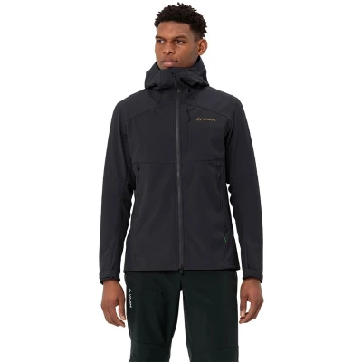 Afbeelding van Vaude Roccia Softshelljas, Heren, Maat: Medium, Black oat