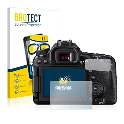 Afbeelding van BROTECT Glas Screen Protector voor Canon EOS 80D Schermbeschermer [9H Hardheid, Beschermglas Folie niet Gehard Glas]