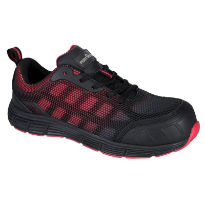 Afbeelding van Portwest Compositelite Ogwen Trainer S1P maat 36 3, BkRed