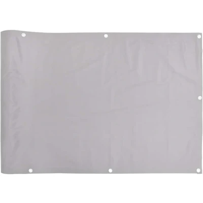 Afbeelding van Tuinscherm 1000x90 cm PVC grijs