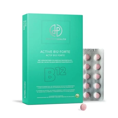 Afbeelding van Perfect Health Vitamine B12 1000mcg 30 Zuigtabletten Hoge Dosering Methylcobalamine Vegan