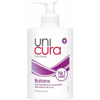 Afbeelding van 3x Unicura Vloeibare Handzeep Anti Bacterieel Balans 250ml