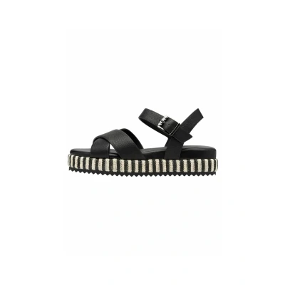 Afbeelding van s.Oliver Dames 5 28600 44 platte sandaal, zwart, 38 EU