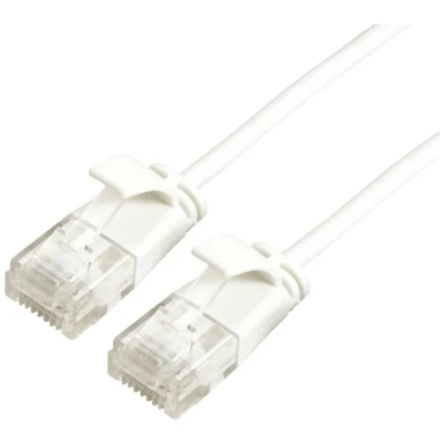Afbeelding van ROLINE UTP Data Center Patchkabel Cat.6A LSOH slim wit 0,5 m Voor gebruik in kleine ruimtes