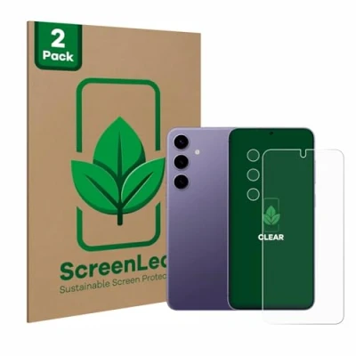 Afbeelding van ScreenLeaf Screenprotector voor Samsung Galaxy S24 (Voor+Camera) Duurzame schermbescherming Folie Beschermfolie transparant (2 Stuks)
