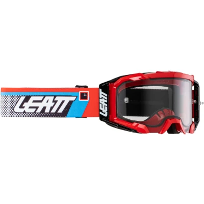 Afbeelding van Leatt 2024 Velocity 5.5 Crossbril Rood / Licht Grijs (Lens: Grijs)