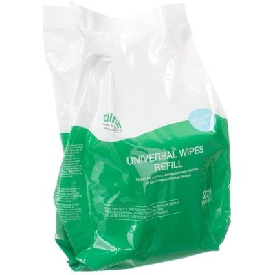 Afbeelding van Clinell Universal Wipes Refill Bucket 225 St