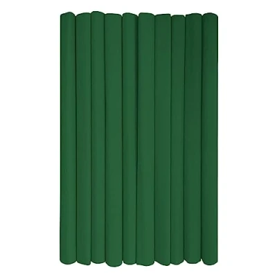 Afbeelding van Interdruk Crêpepapier rollen voor Kinderen DIY en Decoraties Pakket van 10 (50 cm x 200 cm, 28 g/m2) 24 donkergroen