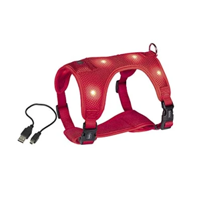 Afbeelding van Nobby Tuig Flash Mesh Rood S Borstband 28 35 cm Buikband 45